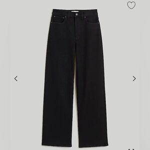 Madewell- The perfect vintage wide leg jean size 27-black